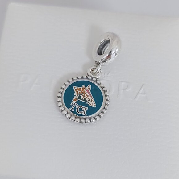 Pandora Turks and Caoicos Islands Exclusive Dangle Charm S925 Bracelet Pendant - Picture 3 of 8